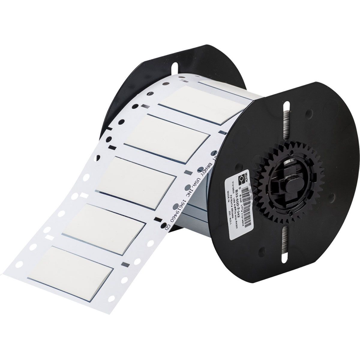 Brady B33D-500-2-342 PermaSleeve Heat Shrink Wire & Cable Polyolefin Label 50.80 x 21.62mm White