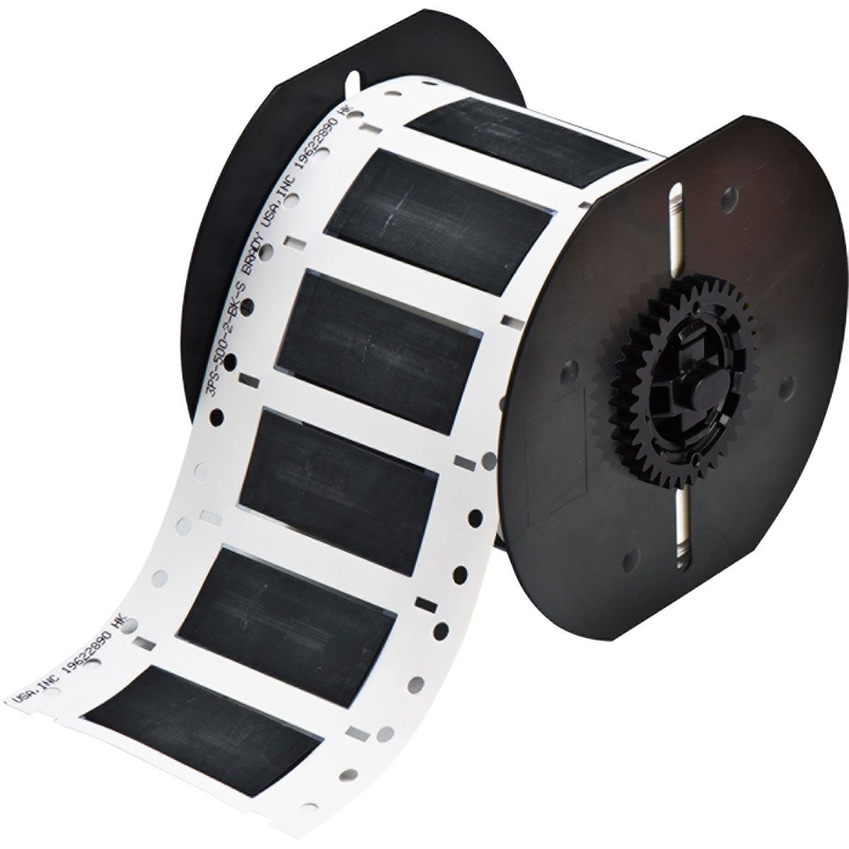 Brady B33D-500-2-342BK PermaSleeve Heat Shrink Wire & Cable Polyolefin Label 50.80 x 21.62mm Black