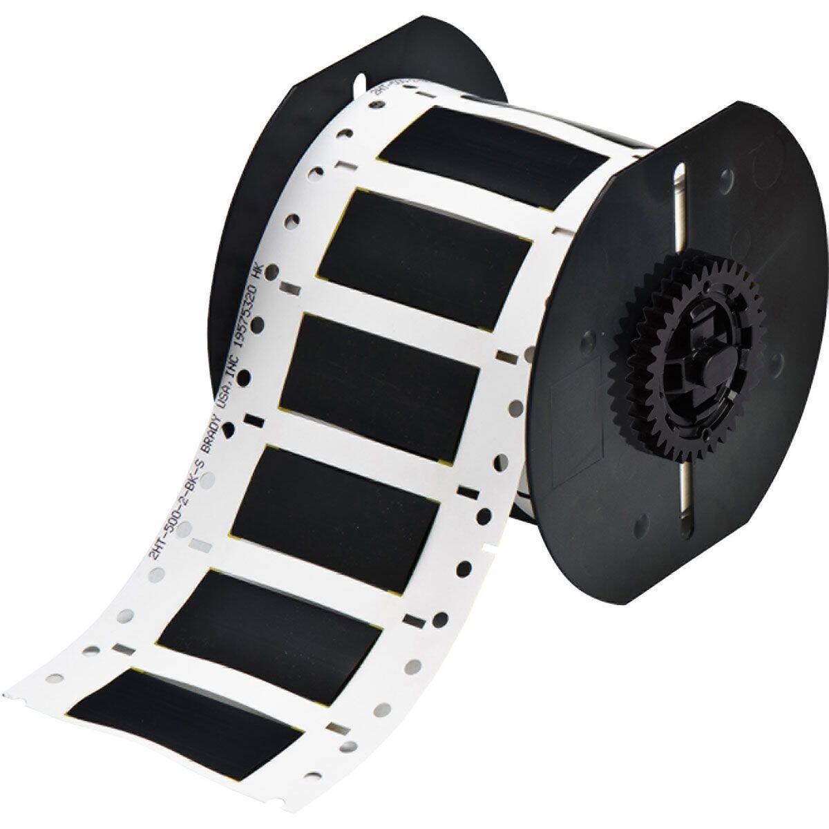 Brady B33D-500-2-345BK PermaSleeve High Temperature PVDF Wire Marking Sleeve 50.80 x 21.62mm Black