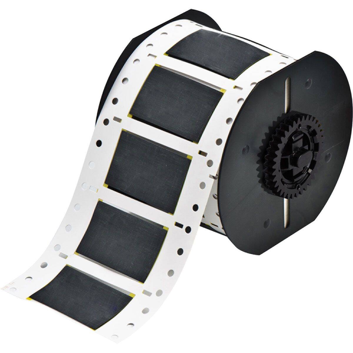 Brady B33D-750-2-345BK PermaSleeve High Temperature PVDF Wire Marking Sleeve 50.80 x 31.75mm Black