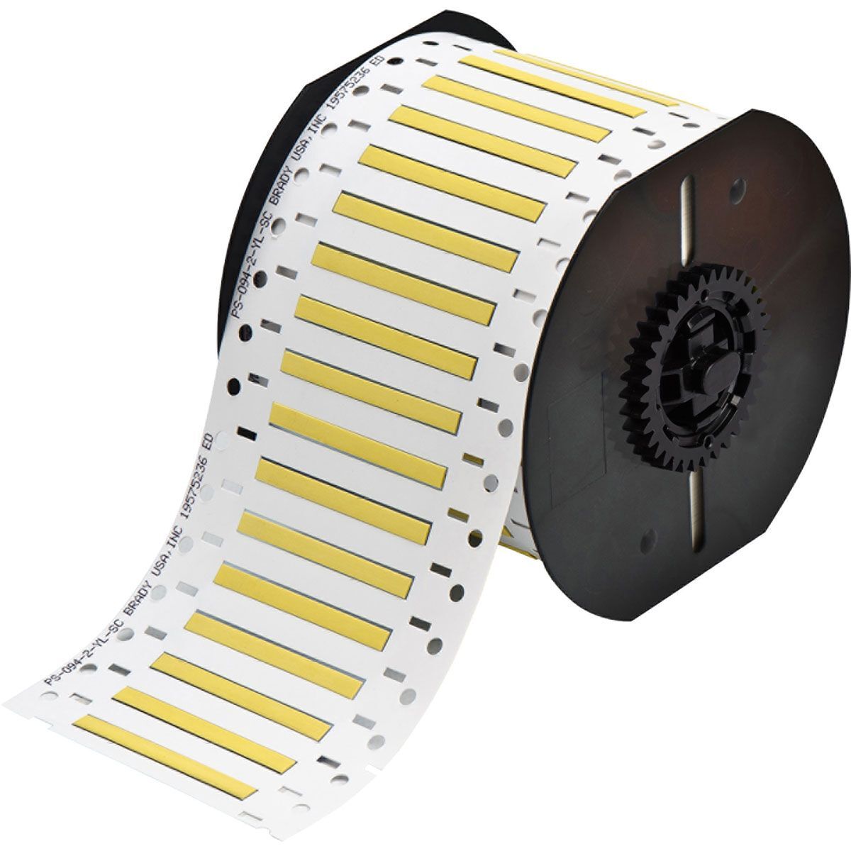 Brady B33D-94-2-342YL PermaSleeve Heat Shrink Wire & Cable Polyolefin Label 50.80 x 4.62mm Yellow