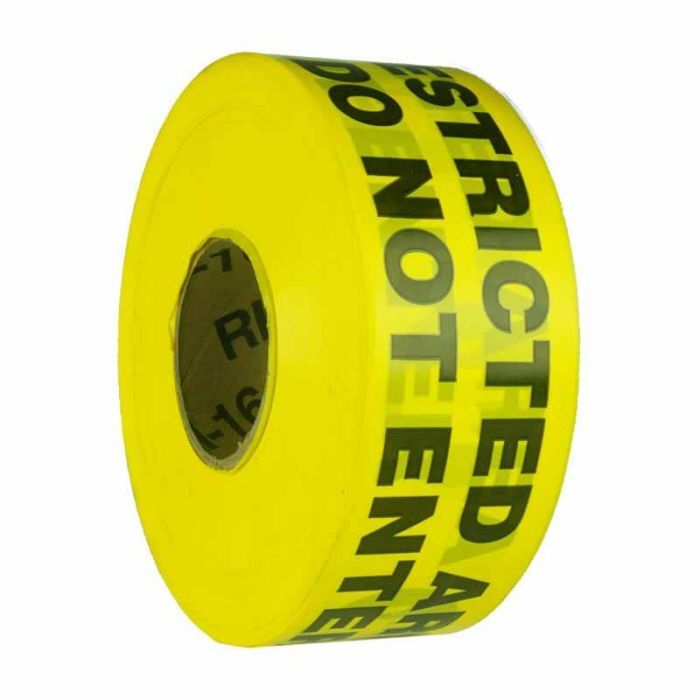 Brady Barricade Tape (B-912) Restricted Area Do Not Enter 75mm x 300m