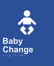 Brady Braille Sign - Baby Change - AIMS Industrial Supplies