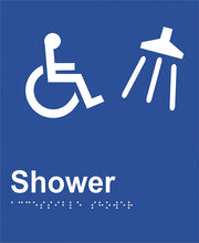 Brady Braille Sign - Shower1