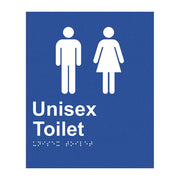 Brady Braille Sign - Unisex Toilet1