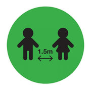 Brady Carpet Floor Marking Sign - Social Distancing - AIMS Industrial Supplies