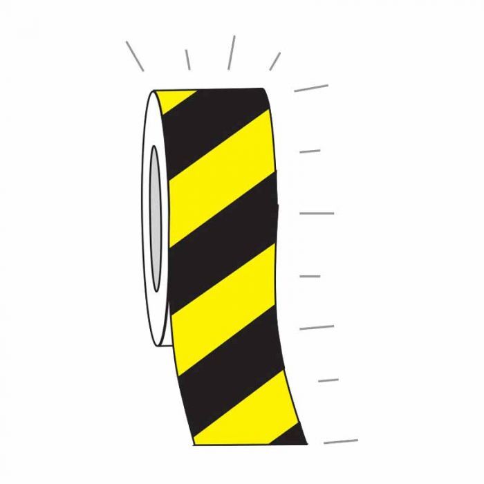 Brady Class 1 Ultra-High Intensity Exterior Tape 75mm Black/Yellow