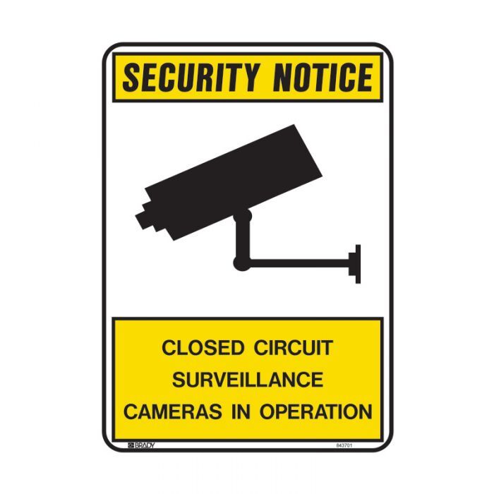 Brady Closed Circuit Surveillance Cameras In Operation - AIMS Industrial Supplies