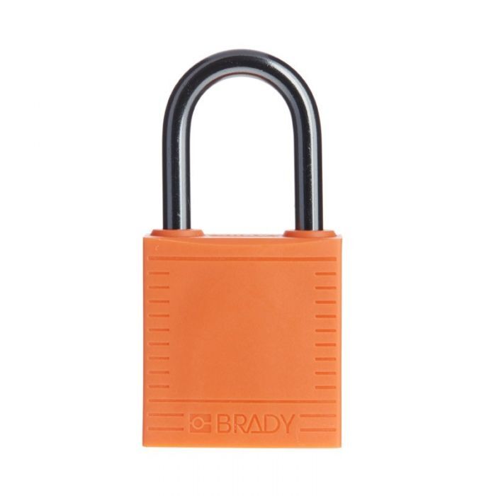 Brady Compact Safety Padlock Orange
