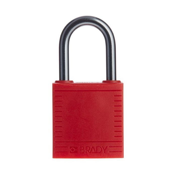 Brady Compact Safety Padlock Red