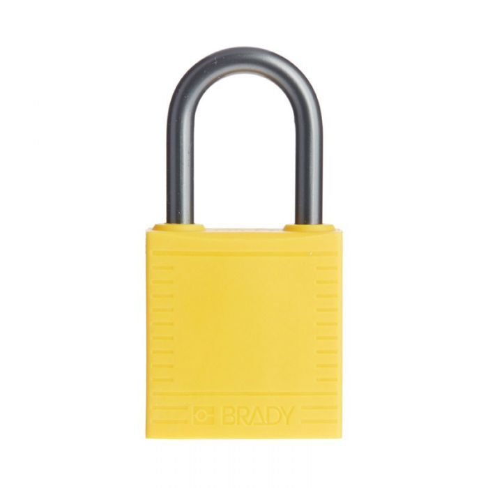 Brady Compact Safety Padlock Yellow