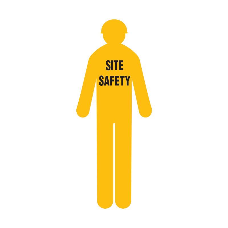 Brady Corflute Worker Site Safety Sign 1550 x 600mm