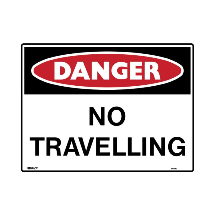 Brady Danger Mining Site Sign – Reflective Polypropylene - AIMS Industrial Supplies