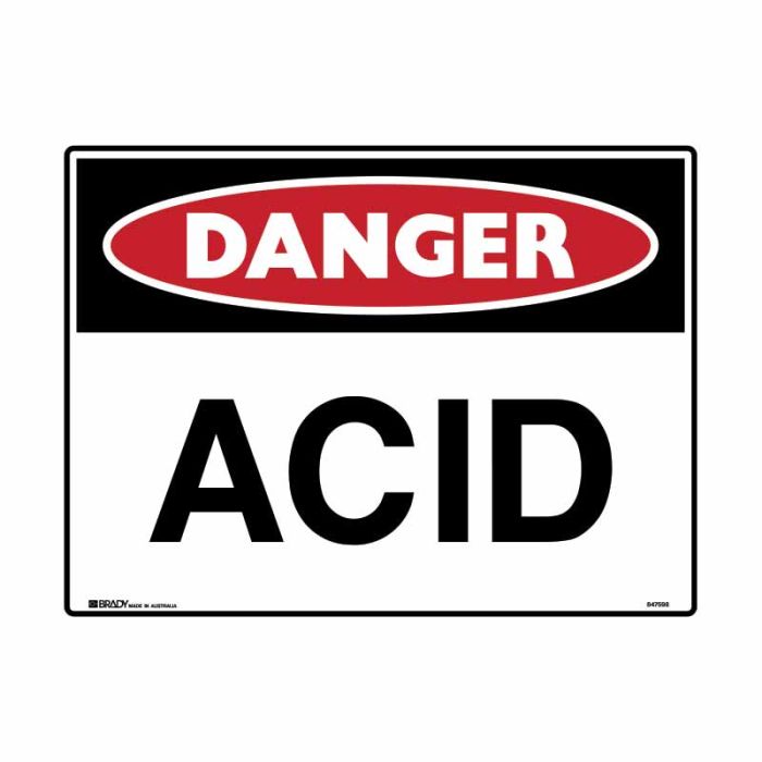 Brady Danger Mining Site Sign – Reflective Polypropylene - AIMS Industrial Supplies