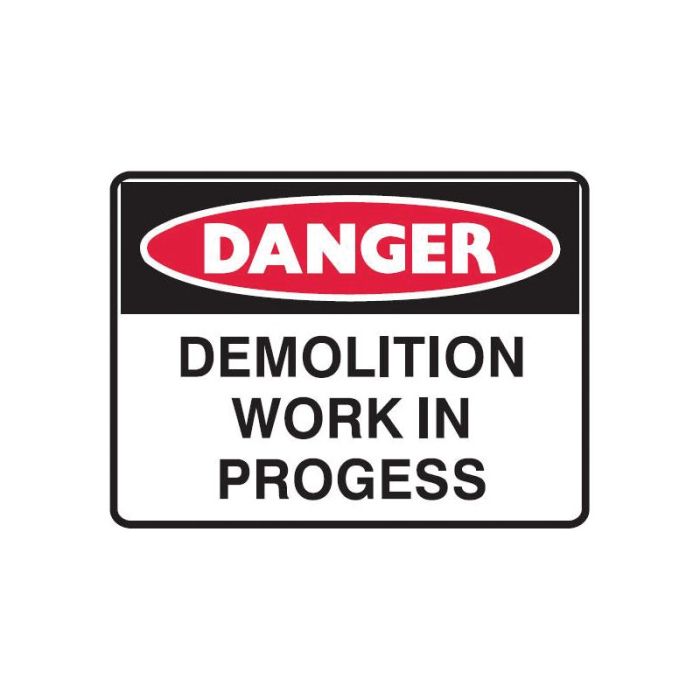 Brady Danger Mining Site Sign – Reflective Polypropylene - AIMS Industrial Supplies