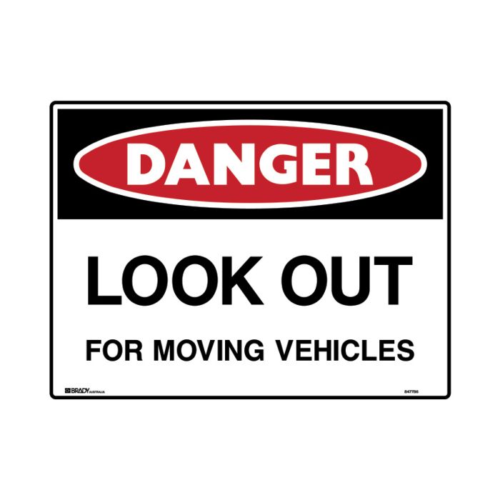 Brady Danger Mining Site Sign – Reflective Polypropylene - AIMS Industrial Supplies