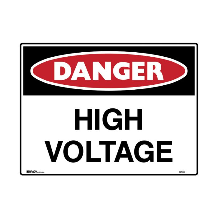 Brady Danger Mining Site Sign – Reflective Polypropylene - AIMS Industrial Supplies