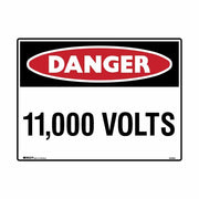Brady Danger Mining Site Sign – Reflective Polypropylene - AIMS Industrial Supplies