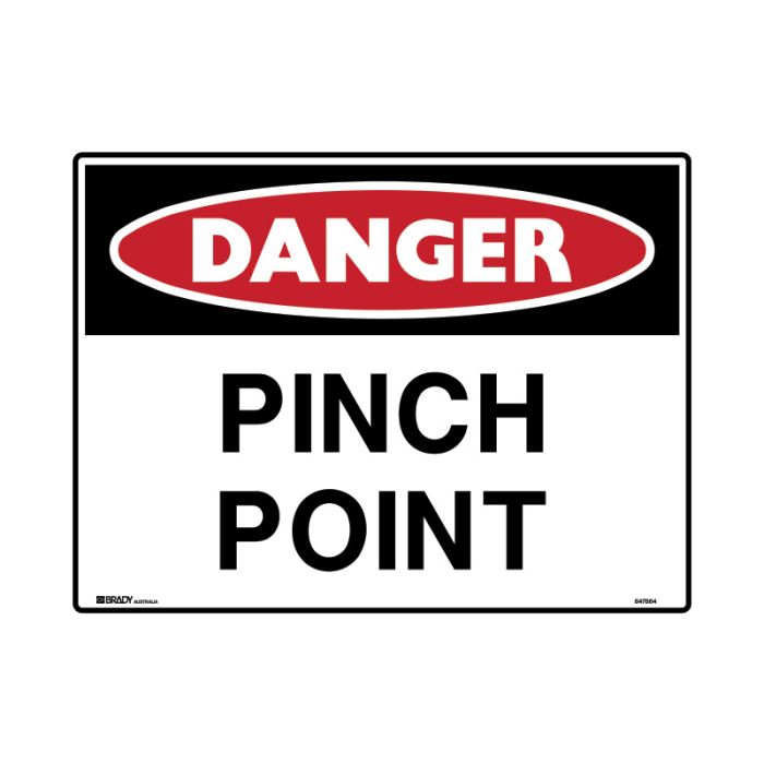 Brady Danger Mining Site Sign – Reflective Polypropylene - AIMS Industrial Supplies