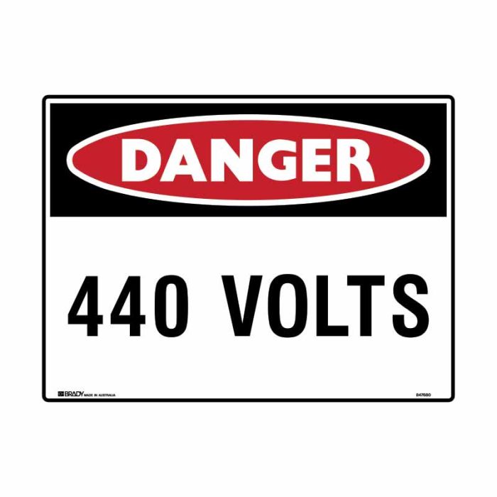 Brady Danger Mining Site Sign – Reflective Polypropylene - AIMS Industrial Supplies