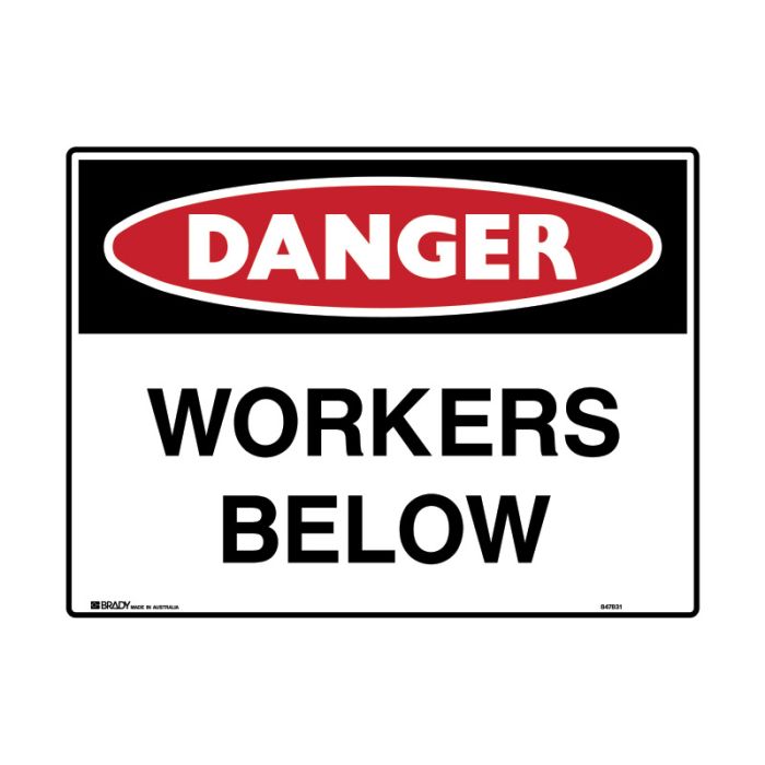 Brady Danger Mining Site Sign – Reflective Polypropylene - AIMS Industrial Supplies