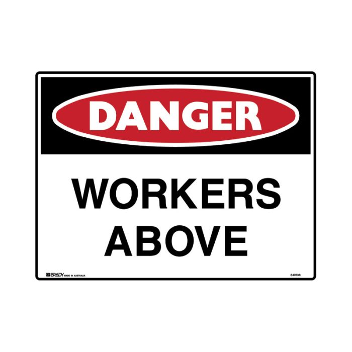 Brady Danger Mining Site Sign – Reflective Polypropylene - AIMS Industrial Supplies