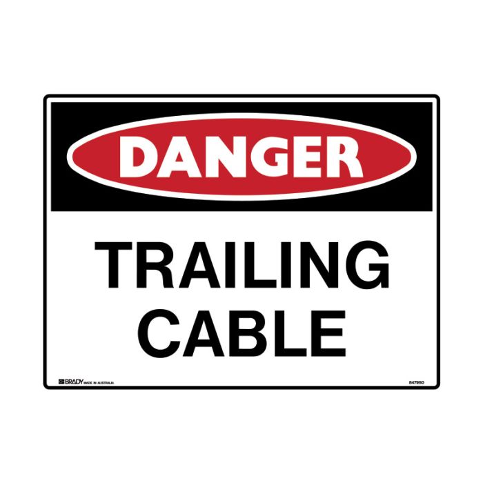 Brady Danger Mining Site Sign – Reflective Polypropylene - AIMS Industrial Supplies