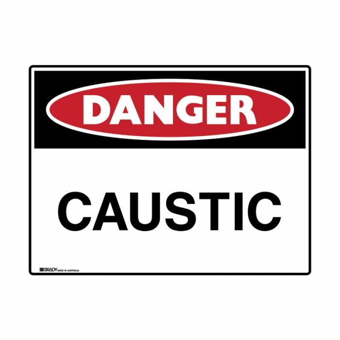 Brady Danger Mining Site Sign – Reflective Polypropylene - AIMS Industrial Supplies