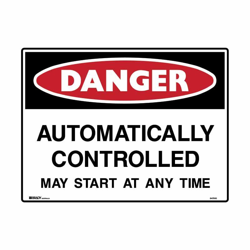Brady Danger Mining Site Sign – Reflective Polypropylene - AIMS Industrial Supplies