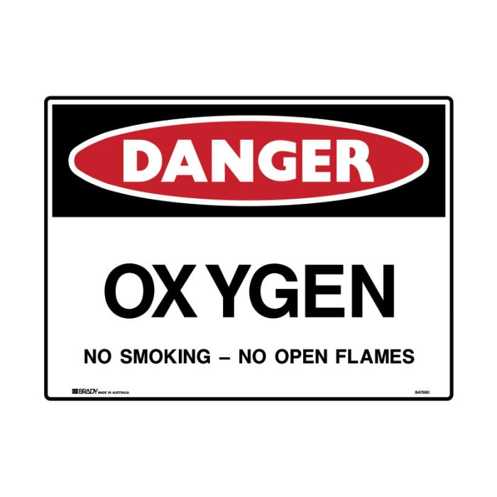 Brady Danger Mining Site Sign – Reflective Polypropylene - AIMS Industrial Supplies