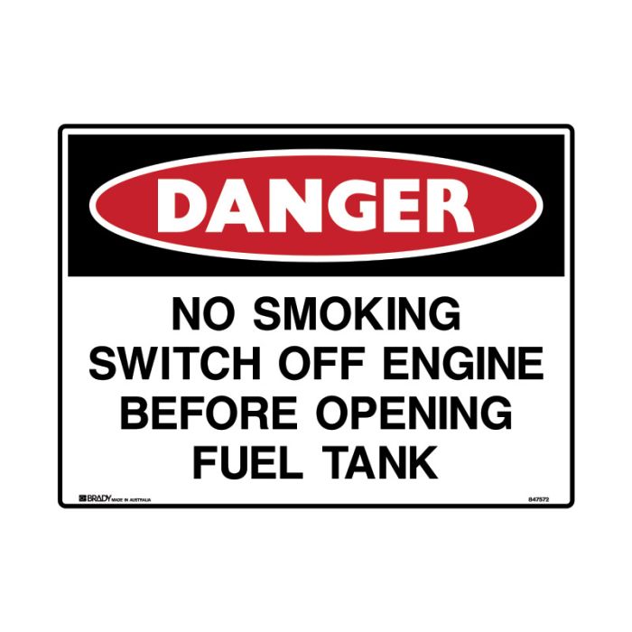 Brady Danger Mining Site Sign – Reflective Polypropylene - AIMS Industrial Supplies