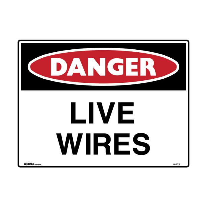 Brady Danger Mining Site Sign – Reflective Polypropylene - AIMS Industrial Supplies