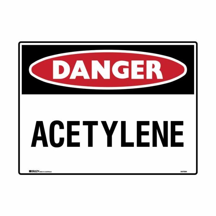 Brady Danger Mining Site Sign – Reflective Polypropylene - AIMS Industrial Supplies