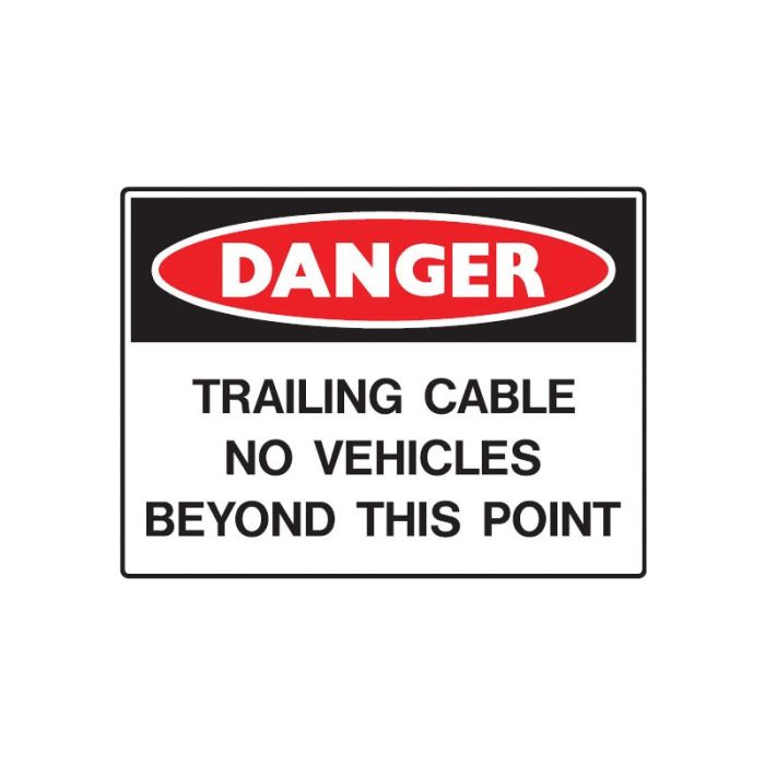 Brady Danger Mining Site Sign – Reflective Polypropylene - AIMS Industrial Supplies