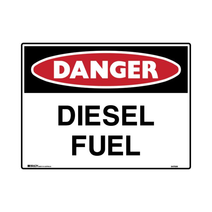 Brady Danger Mining Site Sign – Reflective Polypropylene - AIMS Industrial Supplies