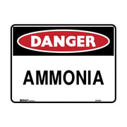 Brady Danger Sign - Ammonia - AIMS Industrial Supplies