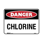Brady Danger Sign - Chlorine - AIMS Industrial Supplies