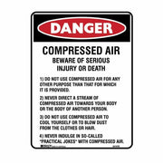 Brady Danger Sign - Compressed Air - AIMS Industrial Supplies
