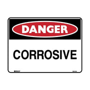 Brady Danger Sign - Corrosive - AIMS Industrial Supplies
