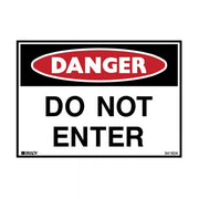 Brady Danger Sign - Do Not Enter - AIMS Industrial Supplies