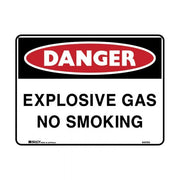 Brady Danger Sign - Explosives No Smoking - AIMS Industrial Supplies