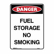 Brady Danger Sign - Fuel Storage No Smoking - AIMS Industrial Supplies