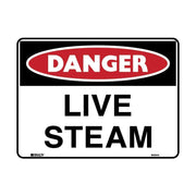 Brady Danger Sign - Live Steam - AIMS Industrial Supplies