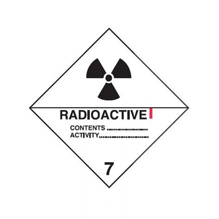 Brady Dangerous Goods Label - 50mm Sq. - Vinyl - AIMS Industrial Supplies