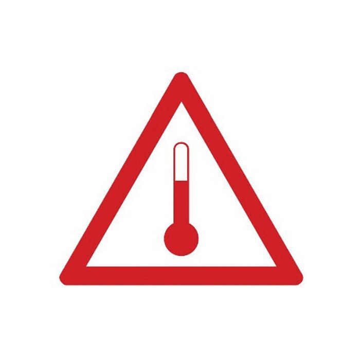 Brady Dangerous Goods Labels - Elevated Temperature Substances 250 x 250mm Self Adhesive Vinyl