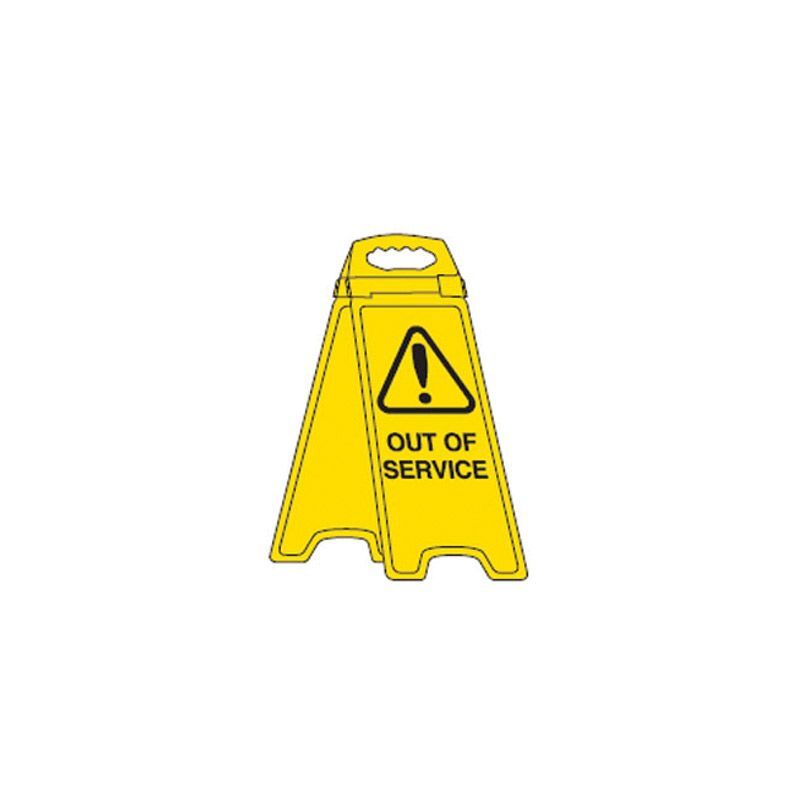 Brady Deluxe Floor Stand Out Of Service 670 x 280mm