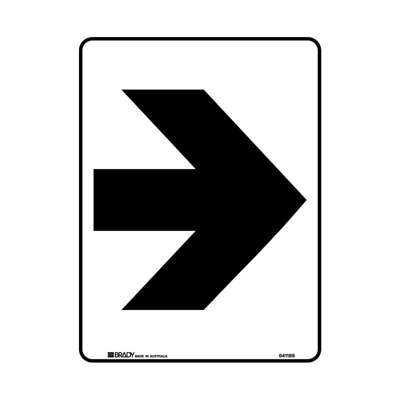 Brady Directional Sign - AIMS Industrial Supplies