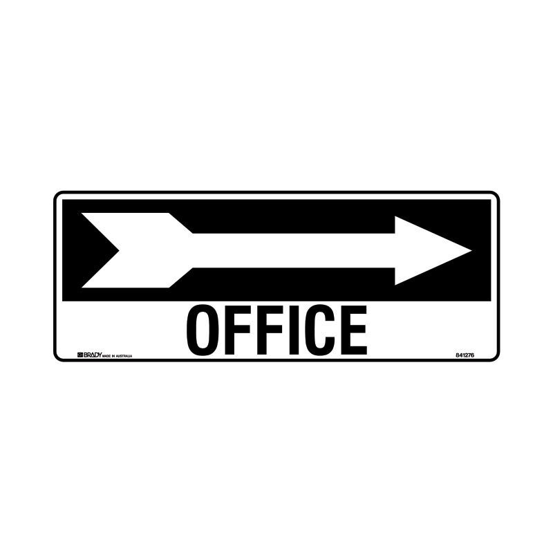 Brady Directional Sign - AIMS Industrial Supplies