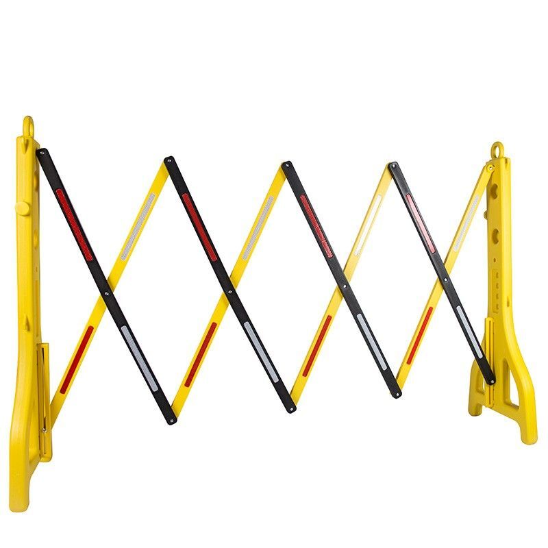 Brady Economy Plastic Expanding Barrier - Yellow/Black - AIMS Industrial Supplies