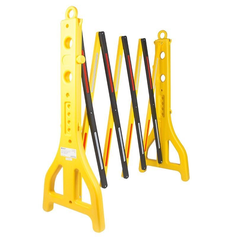 Brady Economy Plastic Expanding Barrier - Yellow/Black - AIMS Industrial Supplies